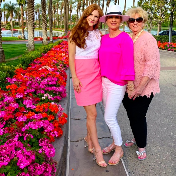 Lilly Pulitzer NWT Sharice Stretch Shift Dress Lillys Coral Size 10 - Picture 3 of 15